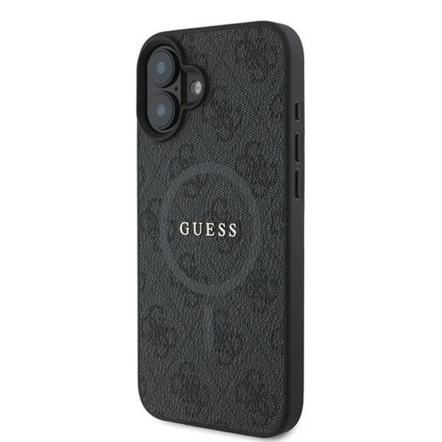 „Guess 4G Ring Classic Logo MagSafe“ dėklas iPhone 16 Plus (juodas) 2
