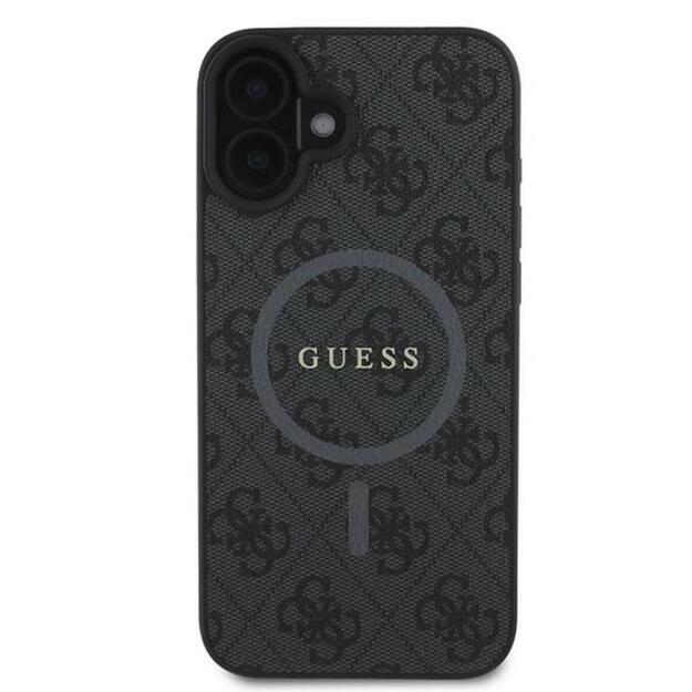 „Guess 4G Ring Classic Logo MagSafe“ dėklas iPhone 16 Plus (juodas) 3
