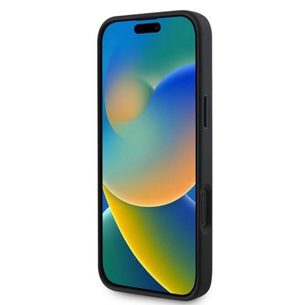 „Guess 4G Ring Classic Logo MagSafe“ dėklas iPhone 16 Plus (juodas) 5