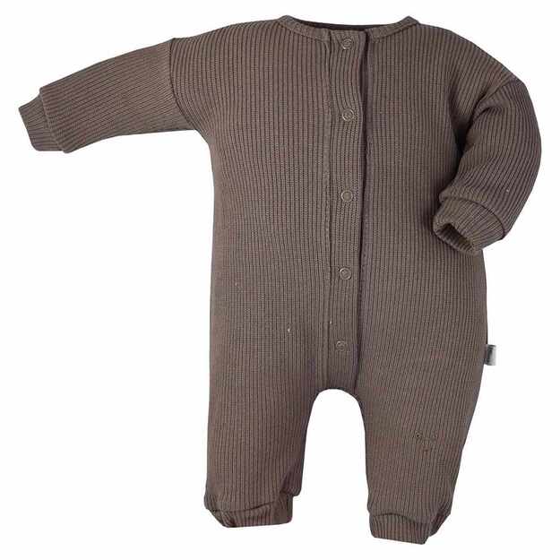 Baby jumpsuit Koala Pure brown, size 68 (4-6m), 68 (4-6m)