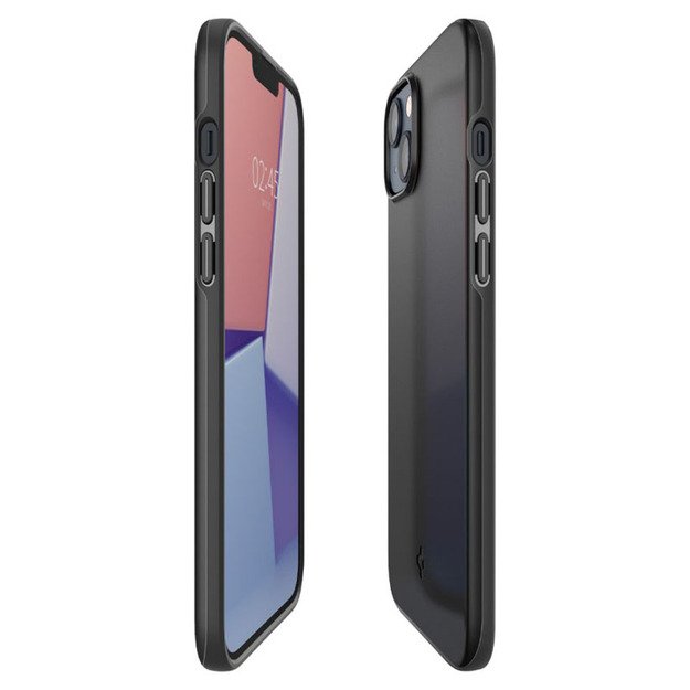 Spigen Thin Fit – dėklas, skirtas iPhone 14 Plus (juodas) 15