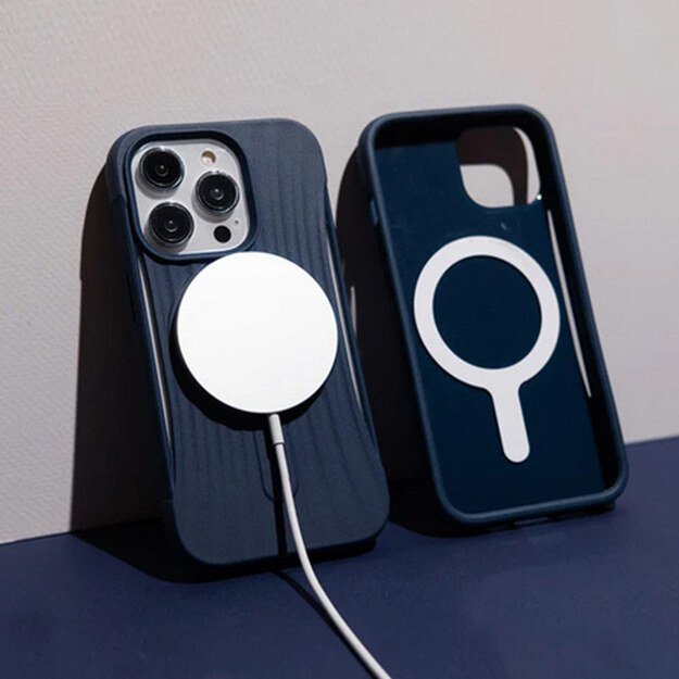 „X-Doria Raptic Clutch MagSafe“ – biologiškai suyrantis dėklas, skirtas „iPhone 14 Pro“ (3 m, patikrintas kritimo būdu) („Marine Blue“) 16