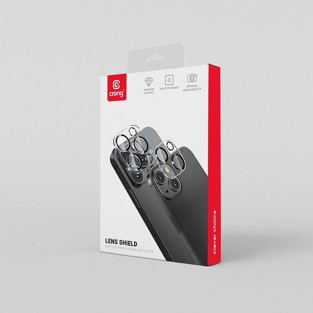 Crong Lens Shield apsauginis stiklas, skirtas iPhone 14 Pro / iPhone 14 Pro Max 5