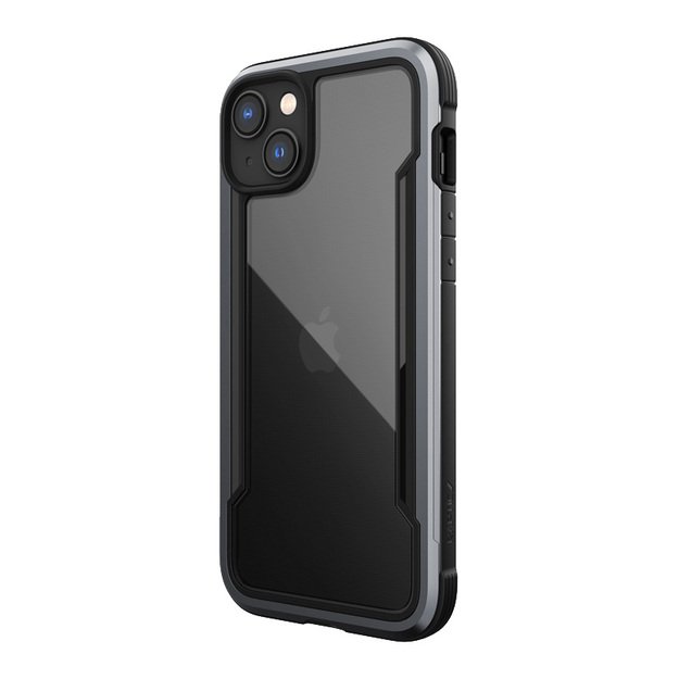 „X-Doria Raptic Shield“ – aliuminio dėklas, skirtas „iPhone 14 Plus“ (patikrintas kritimo metu 3 m) (juodas) 25