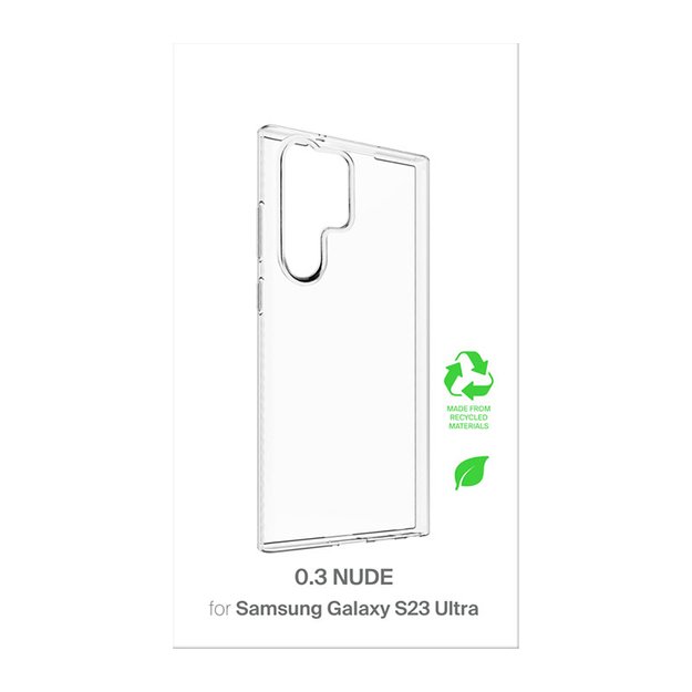 PURO 0.3 Nude – Samsung Galaxy S23 Ultra dangtelis (skaidrus) 6