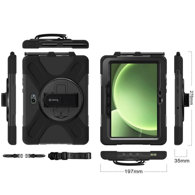Crong Defender Plus - Rugged Case Samsung Galaxy Tab Active5 Pro 10.1  (black) 10