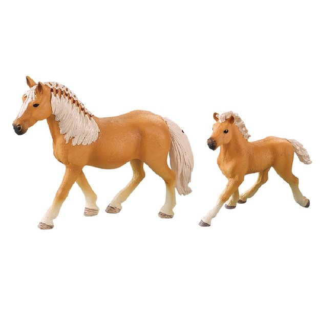 Horse set 2 pcs with fence