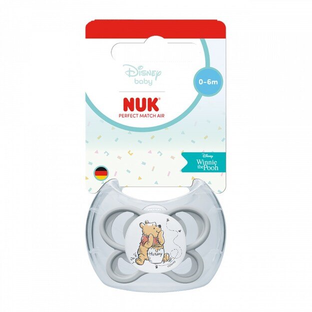 NUK Perfect Match Air Pacifier Disney Bear P&uacute; 0&ndash;6 months grey, 0-6 m 2