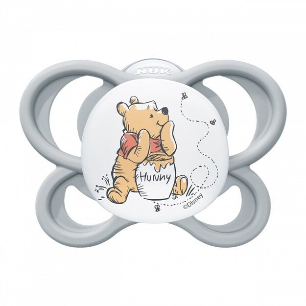 NUK Perfect Match Air Pacifier Disney Bear P&uacute; 0&ndash;6 months grey, 0-6 m