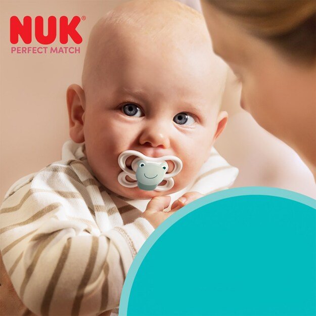 NUK Perfect Match Air POLAR BEAR pacifier 18+m 1pc box, 18+ m 5
