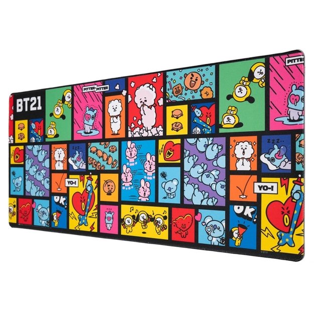 Line Friends BT21 - žaidimų kilimėlis / stalo kilimėlis XXL