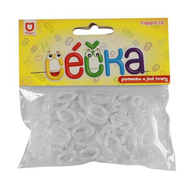 Small plastic shining letters 150 pcs