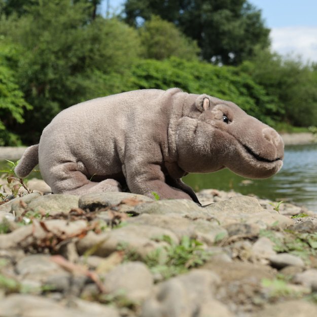 Plush hippo 30 cm ECO-FRIENDLY
