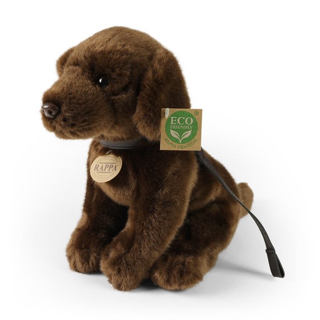 Plush Labrador Retriever with leash 25 cm ECO-F.