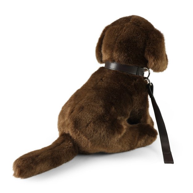 Plush Labrador Retriever with leash 25 cm ECO-F.