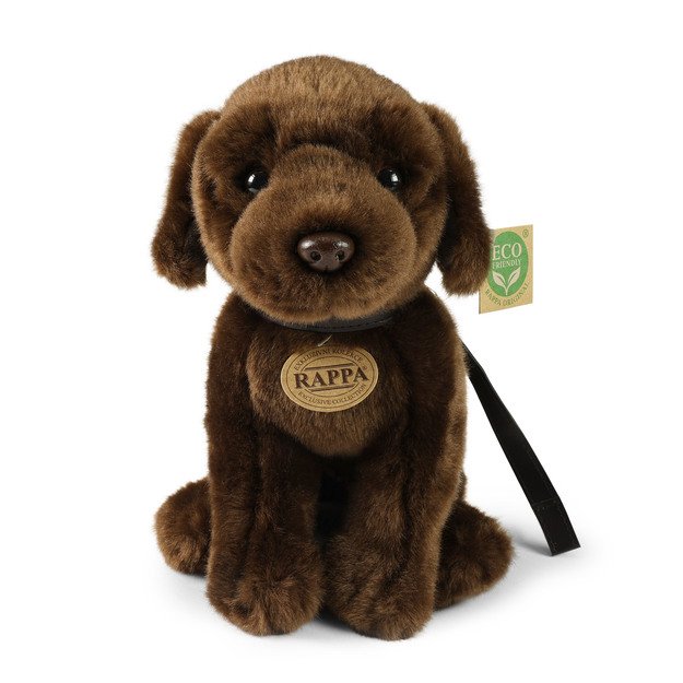 Plush Labrador Retriever with leash 25 cm ECO-F.