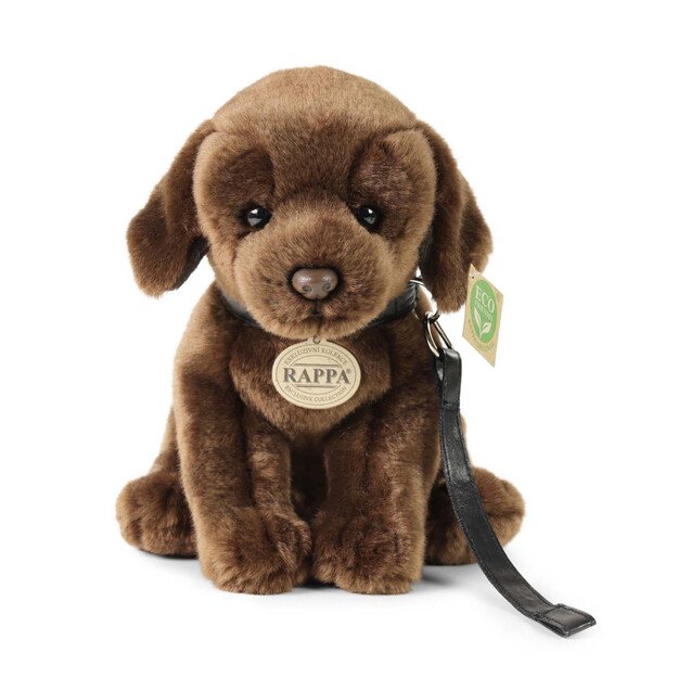 Plush Labrador Retriever with leash 25 cm ECO-F.