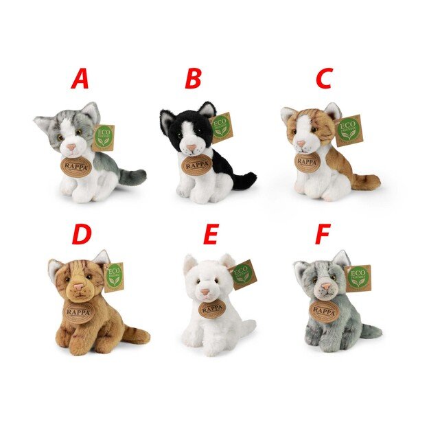 Plush cats assort 14 cm ECO-FRIENDLY
