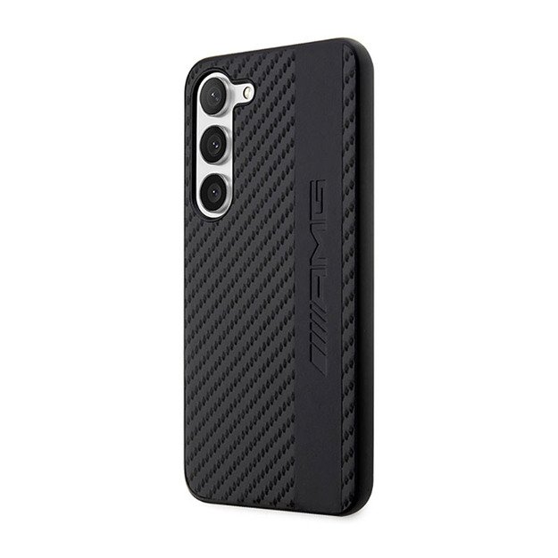AMG Carbon Stripe & Embossed - Case for Samsung Galaxy S23+ (Black) 2