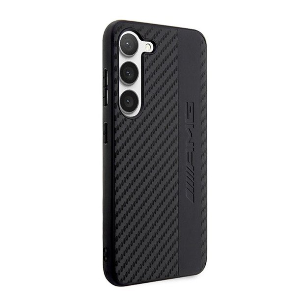AMG Carbon Stripe & Embossed - Case for Samsung Galaxy S23+ (Black) 4