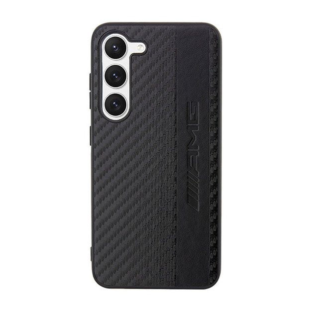AMG Carbon Stripe & Embossed - Case for Samsung Galaxy S23+ (Black) 3