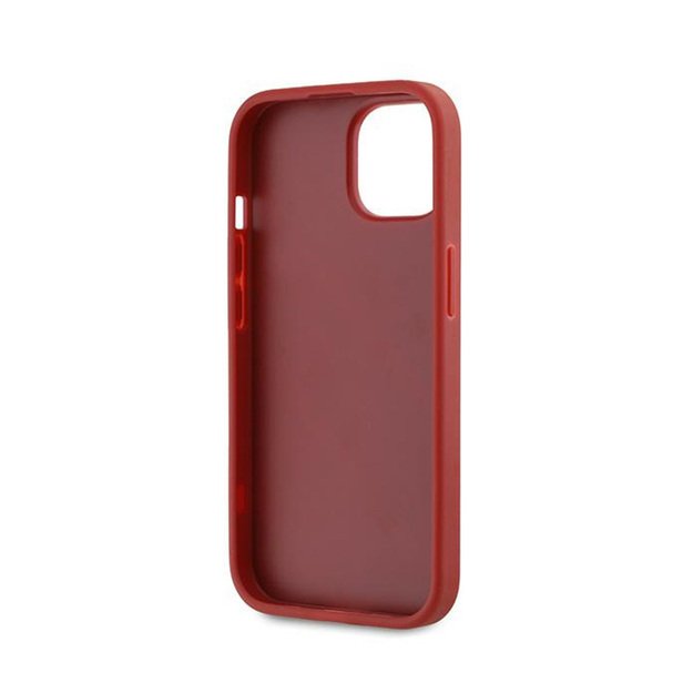 Karl Lagerfeld Diagonal Quilted Script - Case for iPhone 15 / 14 / 13 (Red) 7