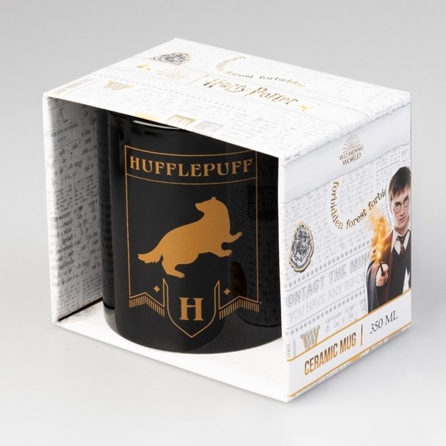 Harry Potter - Ceramic Mug in a Gift Box 350 ml Hufflepuff 4