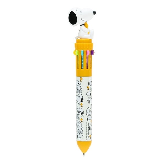 Snoopy - 10-color automatic ballpoint pen with a 3D figure from the Lazy Days collection 4