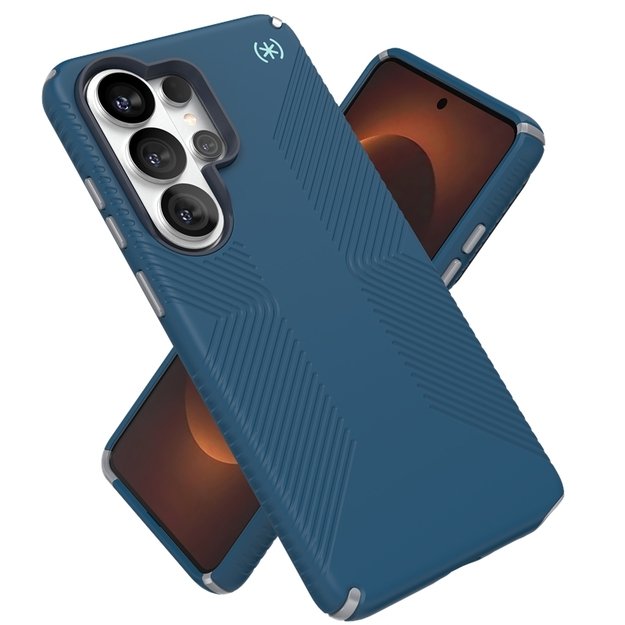 Speck Presidio2 Grip Magnet - Samsung Galaxy S26 Ultra MagSafe Case (Deep Sea/Silver Metallic/Spell Blue) 10