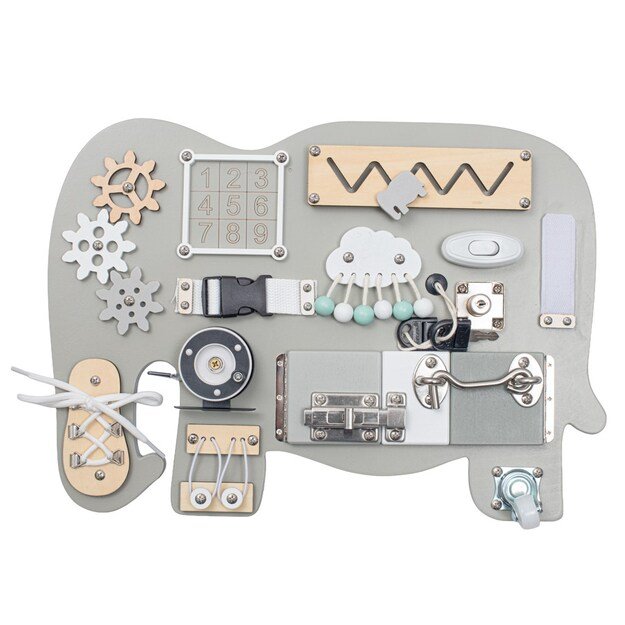 Activity Board Elephant Montessori Baby Mix