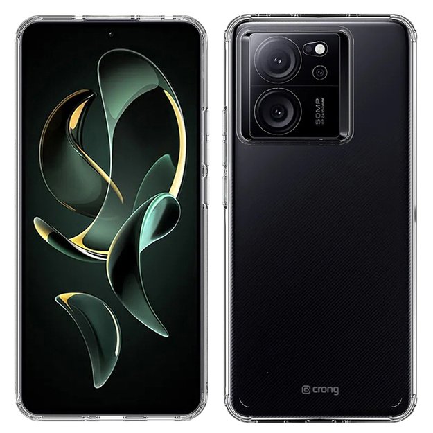 „Crong Crystal Shield“ dangtelis – „Xiaomi 13T / 13T Pro“ dėklas (skaidrus) 2
