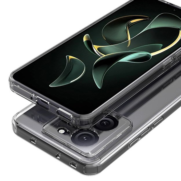 „Crong Crystal Shield“ dangtelis – „Xiaomi 13T / 13T Pro“ dėklas (skaidrus) 4