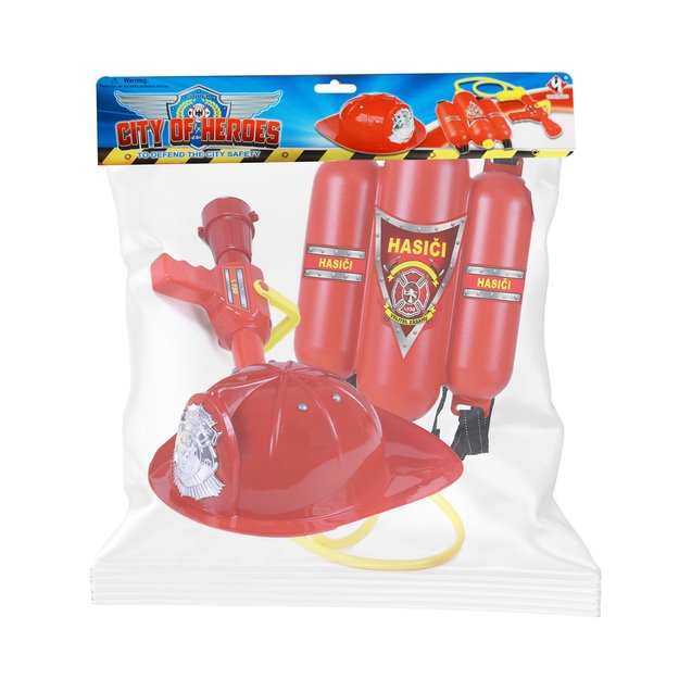 Kid s fire brigade set with accessories