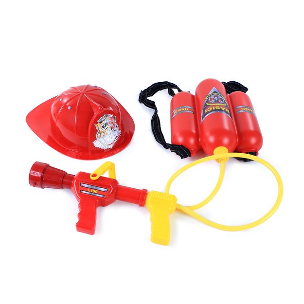 Kid s fire brigade set with accessories