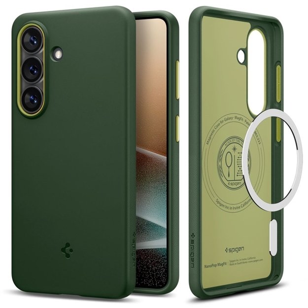 Spigen Nano Pop Mag MagSafe - Case for Samsung Galaxy S26 (Avo Green)