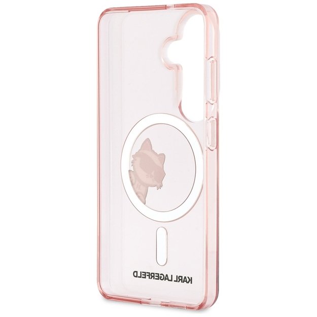 Karl Lagerfeld IML Peekaboo Choupette MagSafe - Samsung Galaxy S26 Case (Pink)