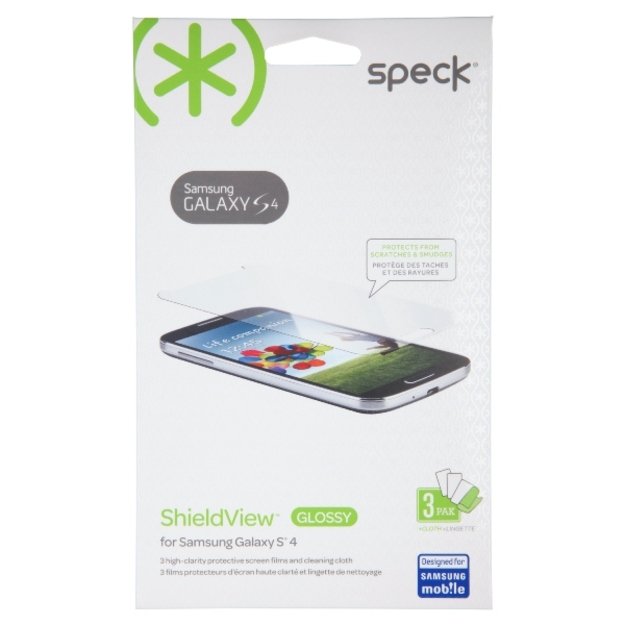 Speck ShieldView Glossy - Ekrano apsauga, skirta Samsung Galaxy S4 (3 vnt.) 2