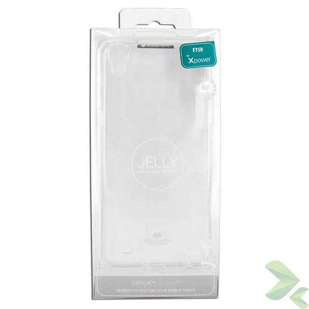 „Mercury Transparent Jelly“ – LG X Power dėklas (skaidrus) 2