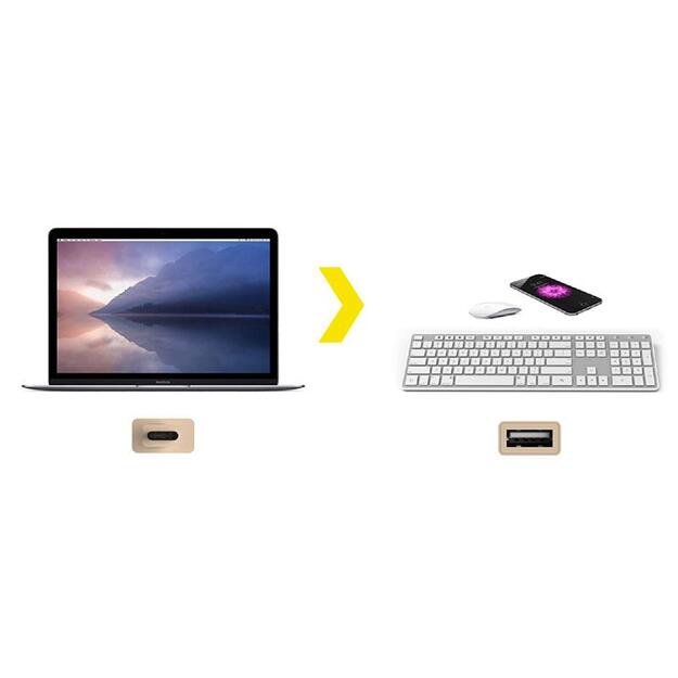 Kanex DuraBraid™ adapteris – USB-C į USB 3.0 tipo aliuminio adapteris (Space Grey)