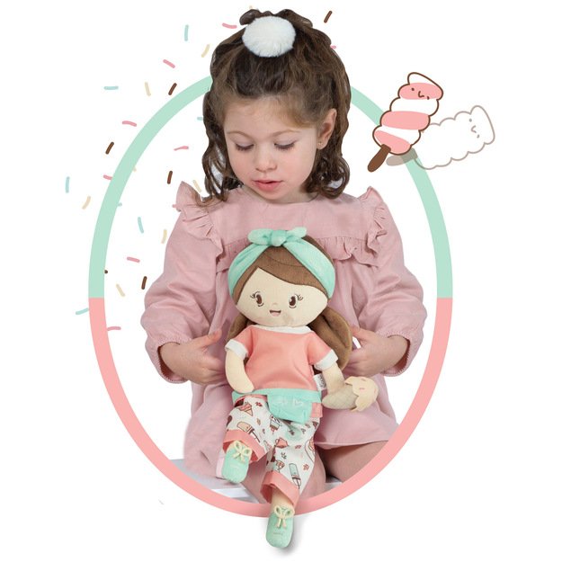 DeCuevas  Plush doll SWEET - 36 cm