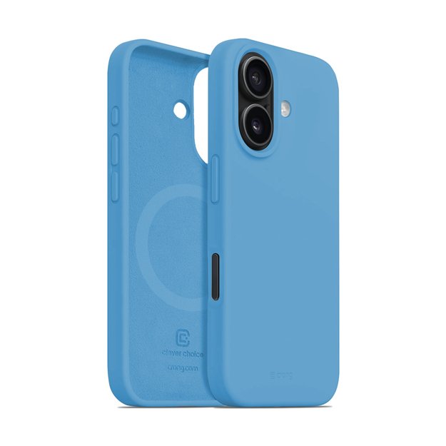 Crong Color Cover Magnetic – dėklas, skirtas iPhone 16 MagSafe (mėlynas)