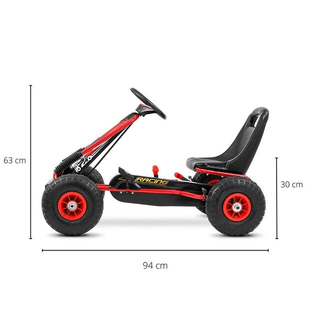 Kids Go-kart Milly Mally Thor red