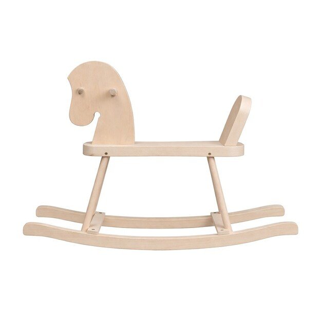 Wooden Rocking Horse for Children Baby Mix natural