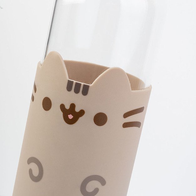 Pusheen - Stiklinis vandens butelis 500 ml