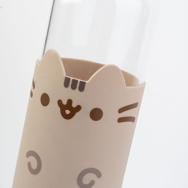 Pusheen - Stiklinis vandens butelis 500 ml 4