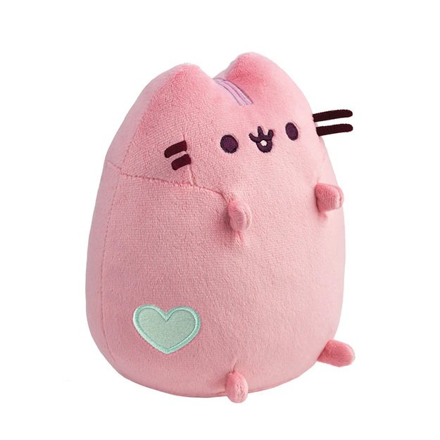 Pusheen - pliušinis talismanas 18 cm (pastelinė rožinė) 6