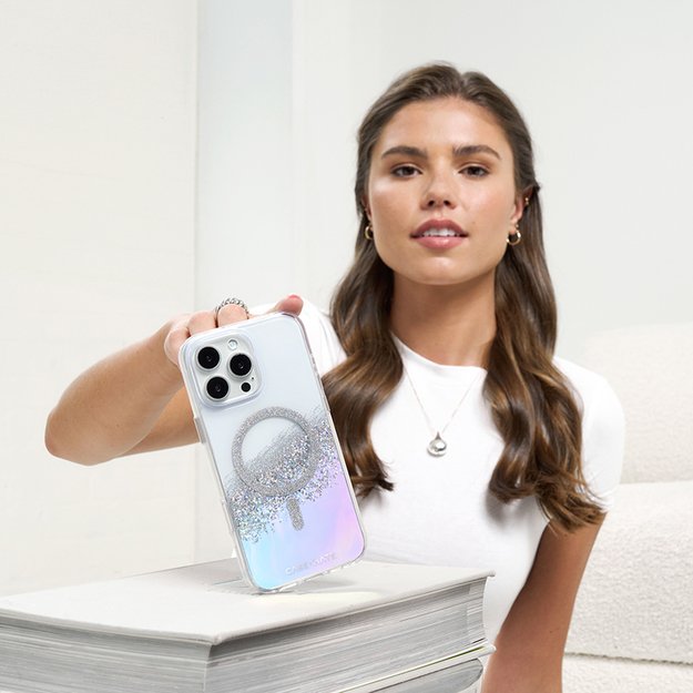 Case-Mate Karat MagSafe – dėklas, skirtas iPhone 16 Pro (holografinis) 22