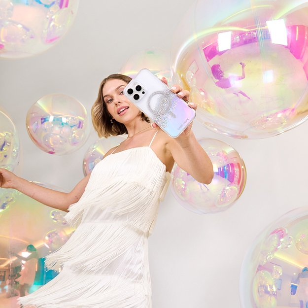 Case-Mate Karat MagSafe – dėklas, skirtas iPhone 16 Pro (holografinis) 26