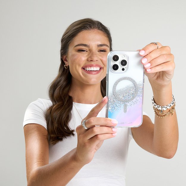 Case-Mate Karat MagSafe – dėklas, skirtas iPhone 16 Pro (holografinis) 24