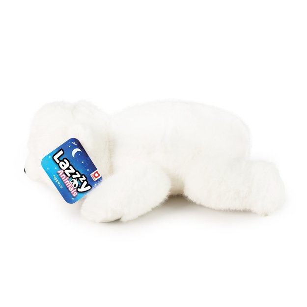 LazyAnimals plush white bear 29 cm